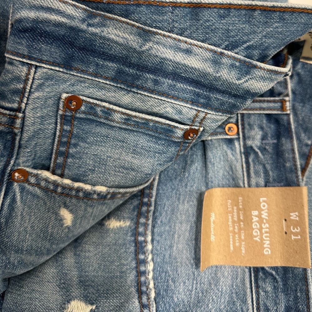 Madewell low-slung baggy jeans NS198 Hamburg wash - Picture 2 of 6